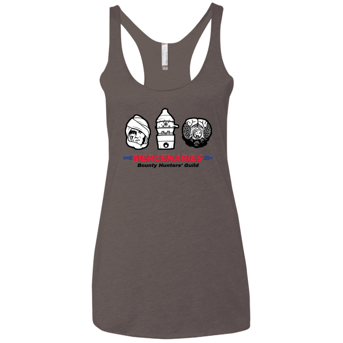 T-Shirts Macchiato / X-Small Mercs 2 Women's Triblend Racerback Tank