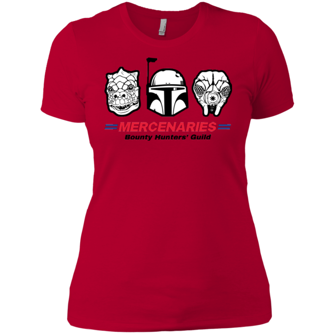 T-Shirts Red / X-Small Mercs Women's Premium T-Shirt