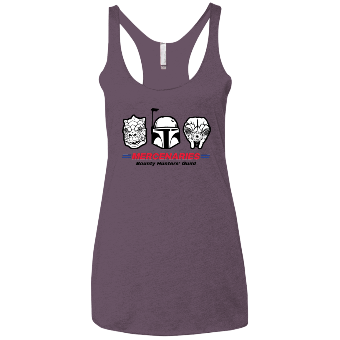 T-Shirts Vintage Purple / X-Small Mercs Women's Triblend Racerback Tank
