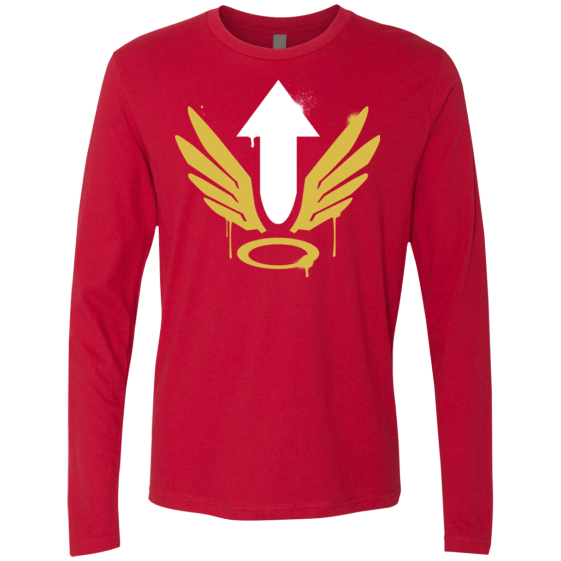 T-Shirts Red / Small Mercy Arrow Men's Premium Long Sleeve