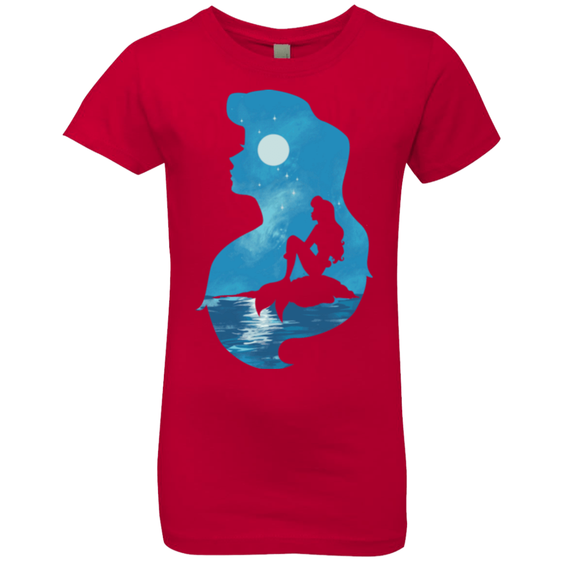 Mermaid Portrait Girls Premium T-Shirt