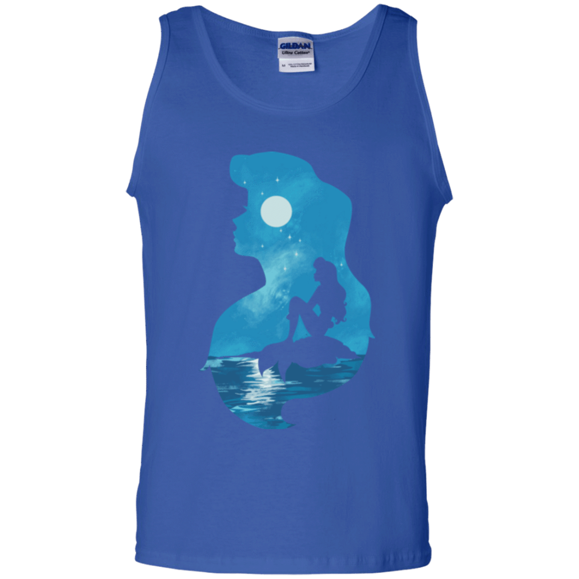 T-Shirts Royal / S Mermaid Portrait Men's Tank Top