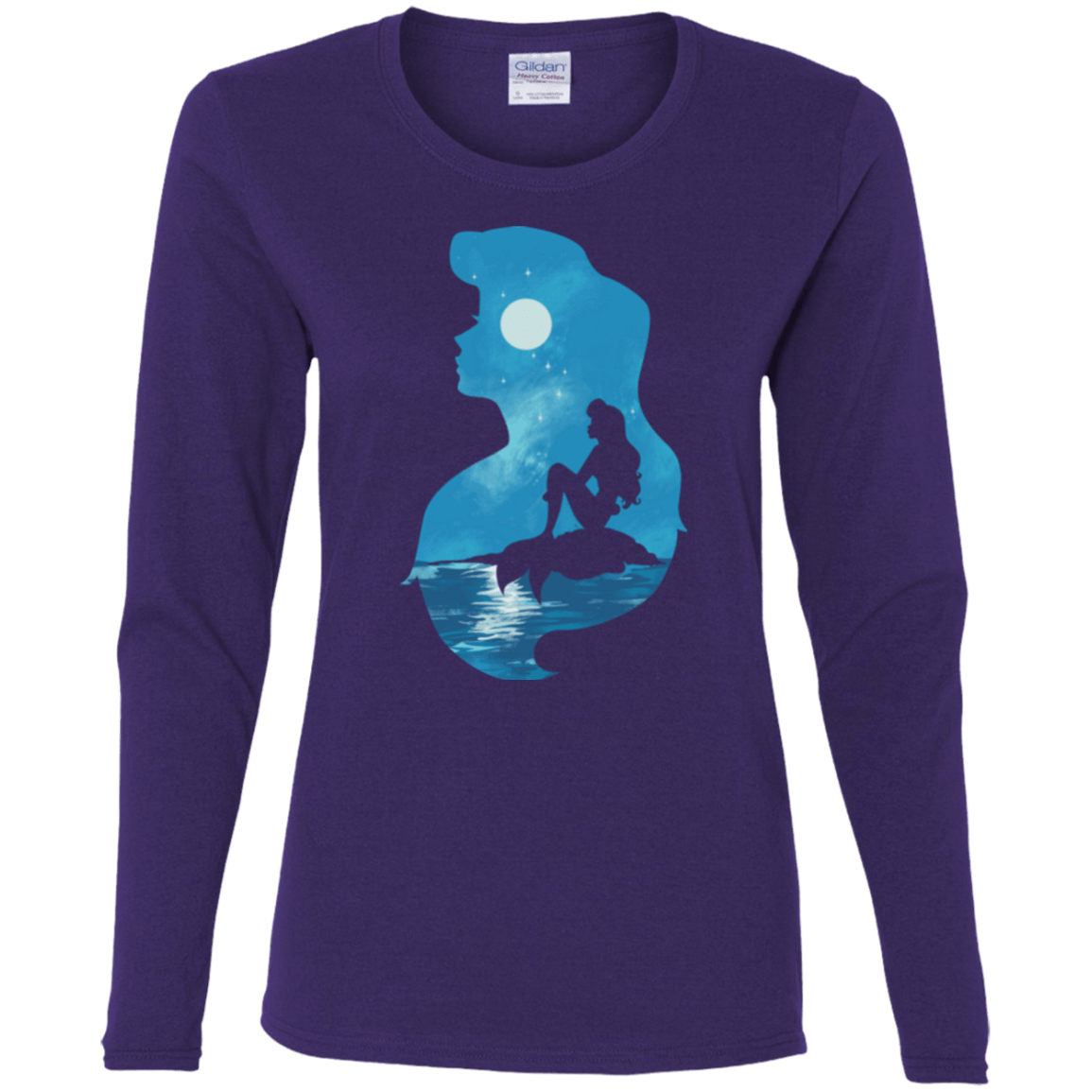 Mermaid Portrait Women's Long Sleeve T-Shirt