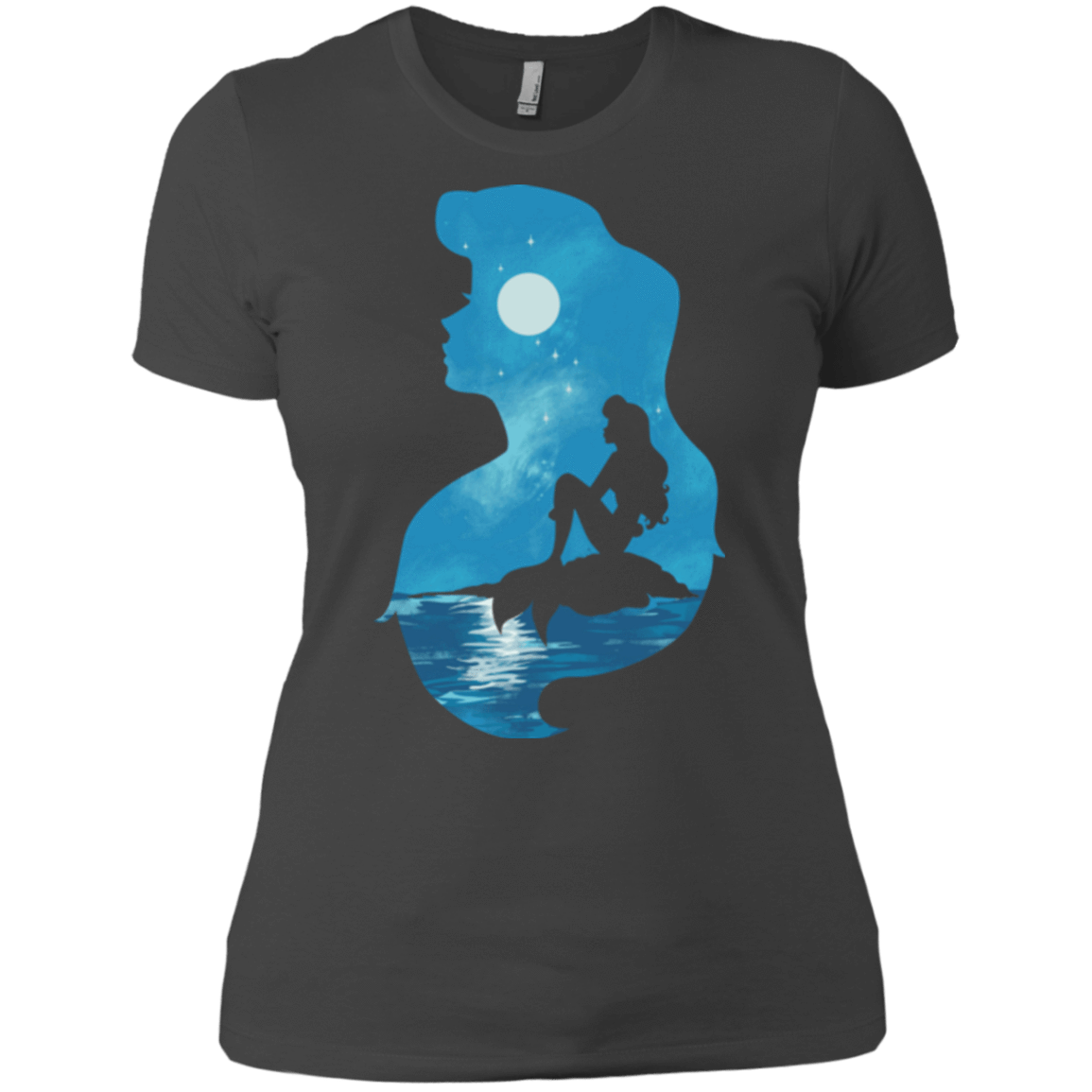 T-Shirts Heavy Metal / X-Small Mermaid Portrait Women's Premium T-Shirt