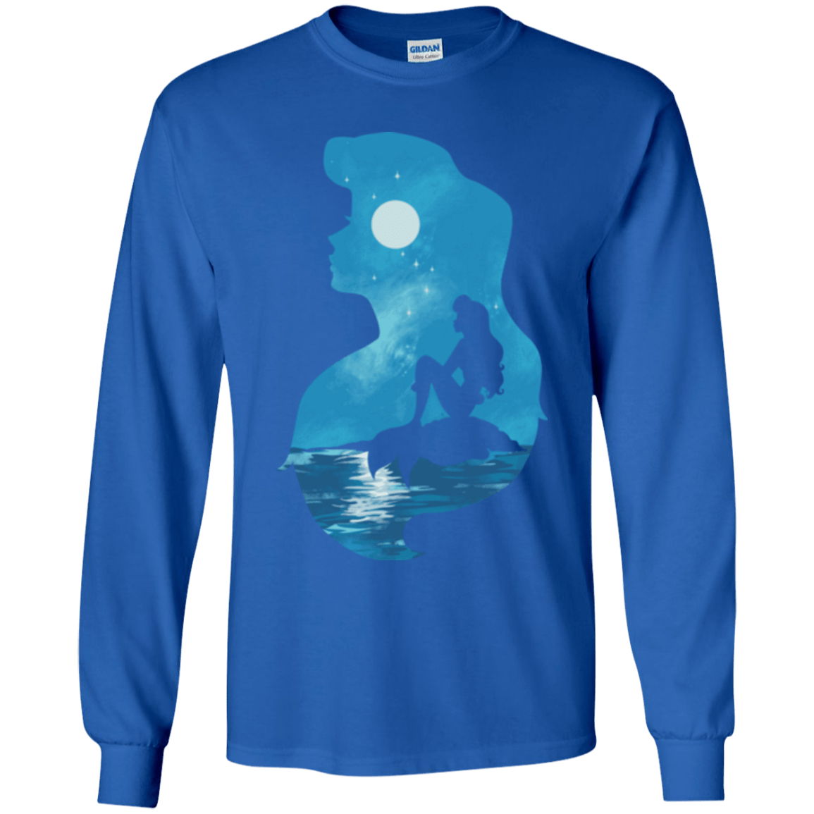 Mermaid Portrait Youth Long Sleeve T-Shirt
