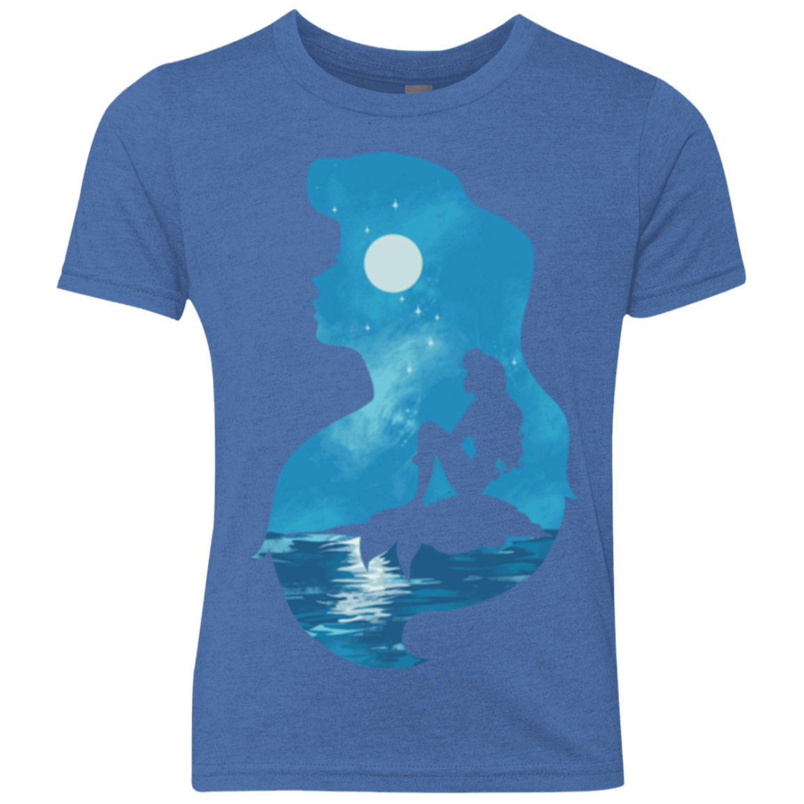 Mermaid Portrait Youth Triblend T-Shirt