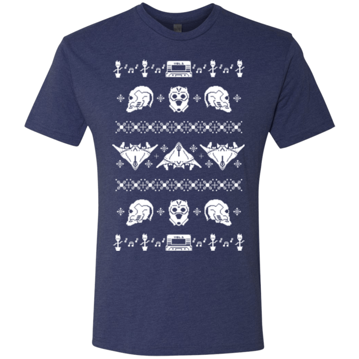 T-Shirts Vintage Navy / Small Merry Christmas A-Holes 2 Men's Triblend T-Shirt