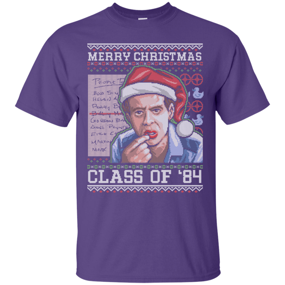 T-Shirts Purple / S Merry Christmas Billy Madison T-Shirt