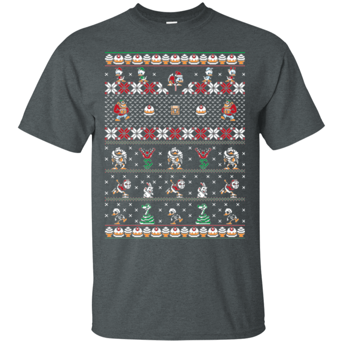 T-Shirts Dark Heather / Small Merry Christmas Uncle Scrooge T-Shirt