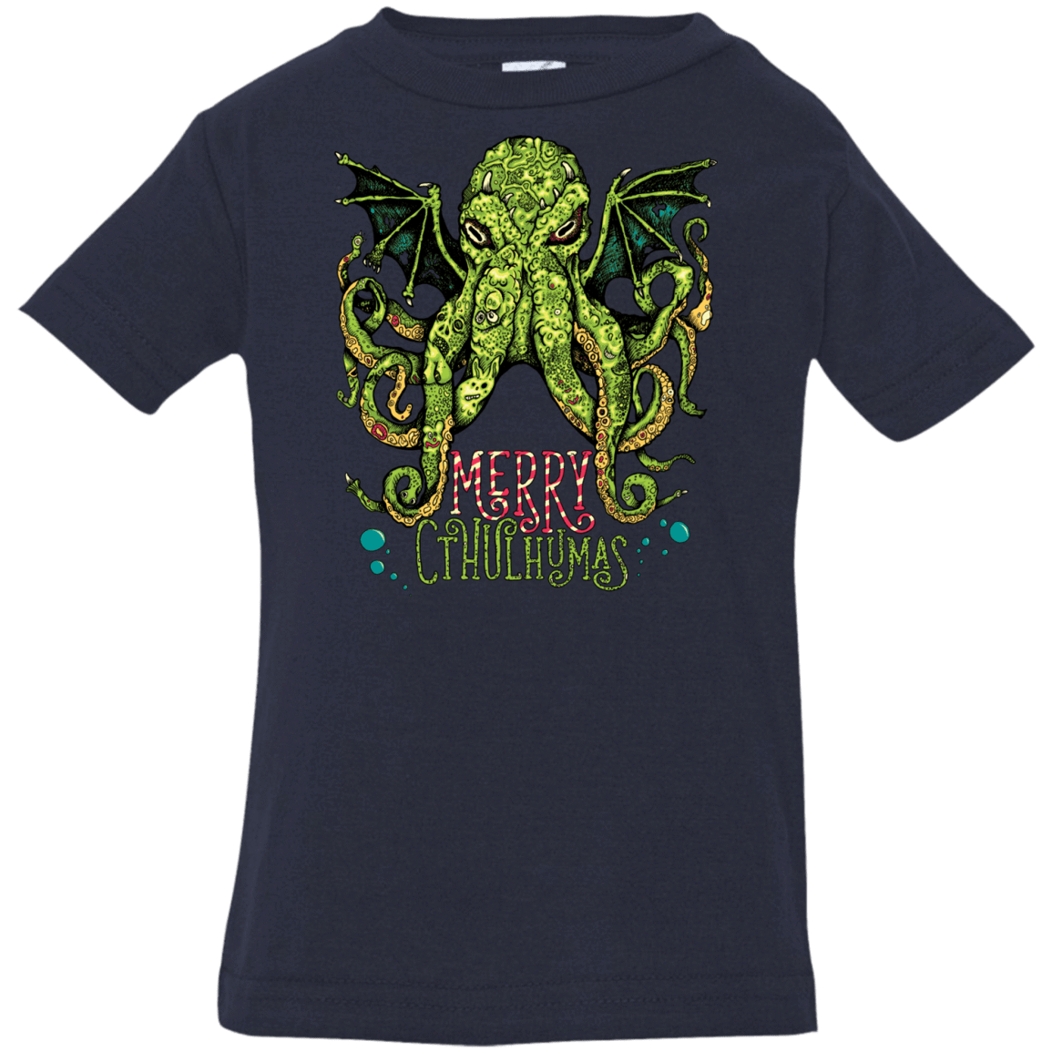 T-Shirts Navy / 6 Months Merry Cthulhumas Infant PremiumT-Shirt