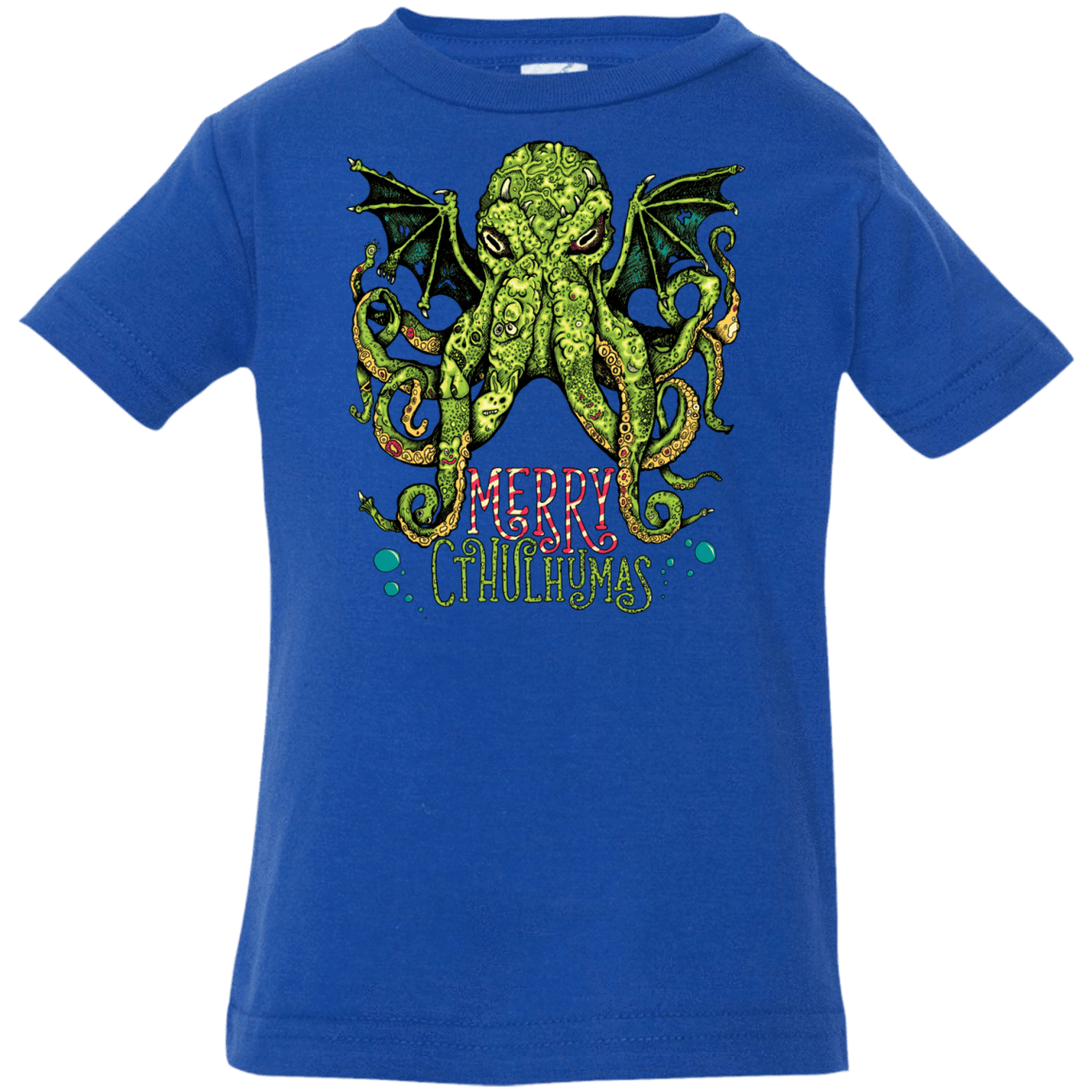 T-Shirts Royal / 6 Months Merry Cthulhumas Infant PremiumT-Shirt