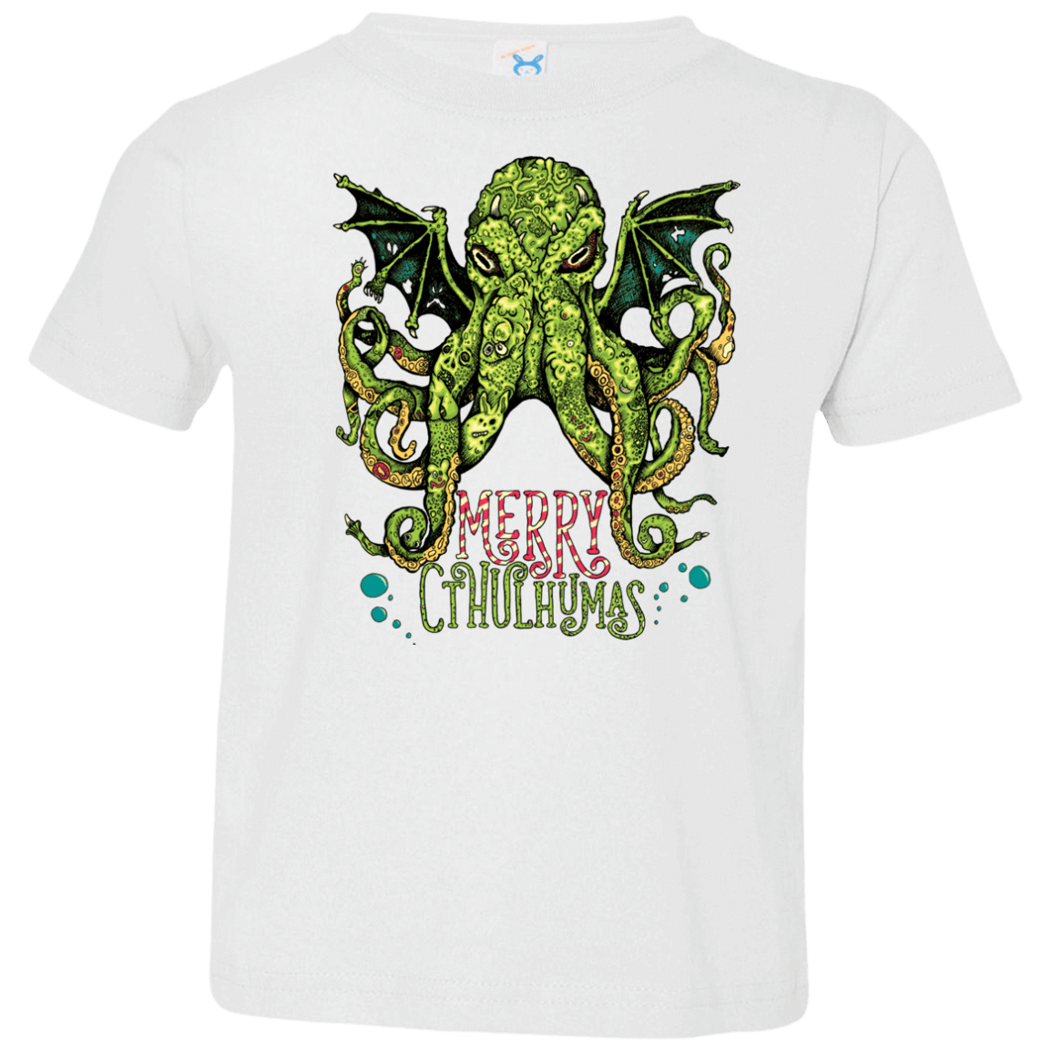 T-Shirts White / 2T Merry Cthulhumas Toddler Premium T-Shirt