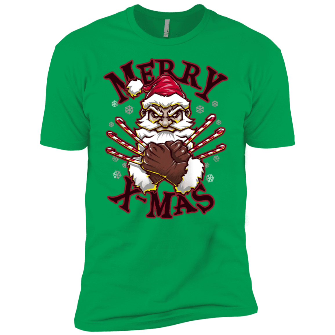 T-Shirts Kelly Green / YXS Merry X-Mas Boys Premium T-Shirt