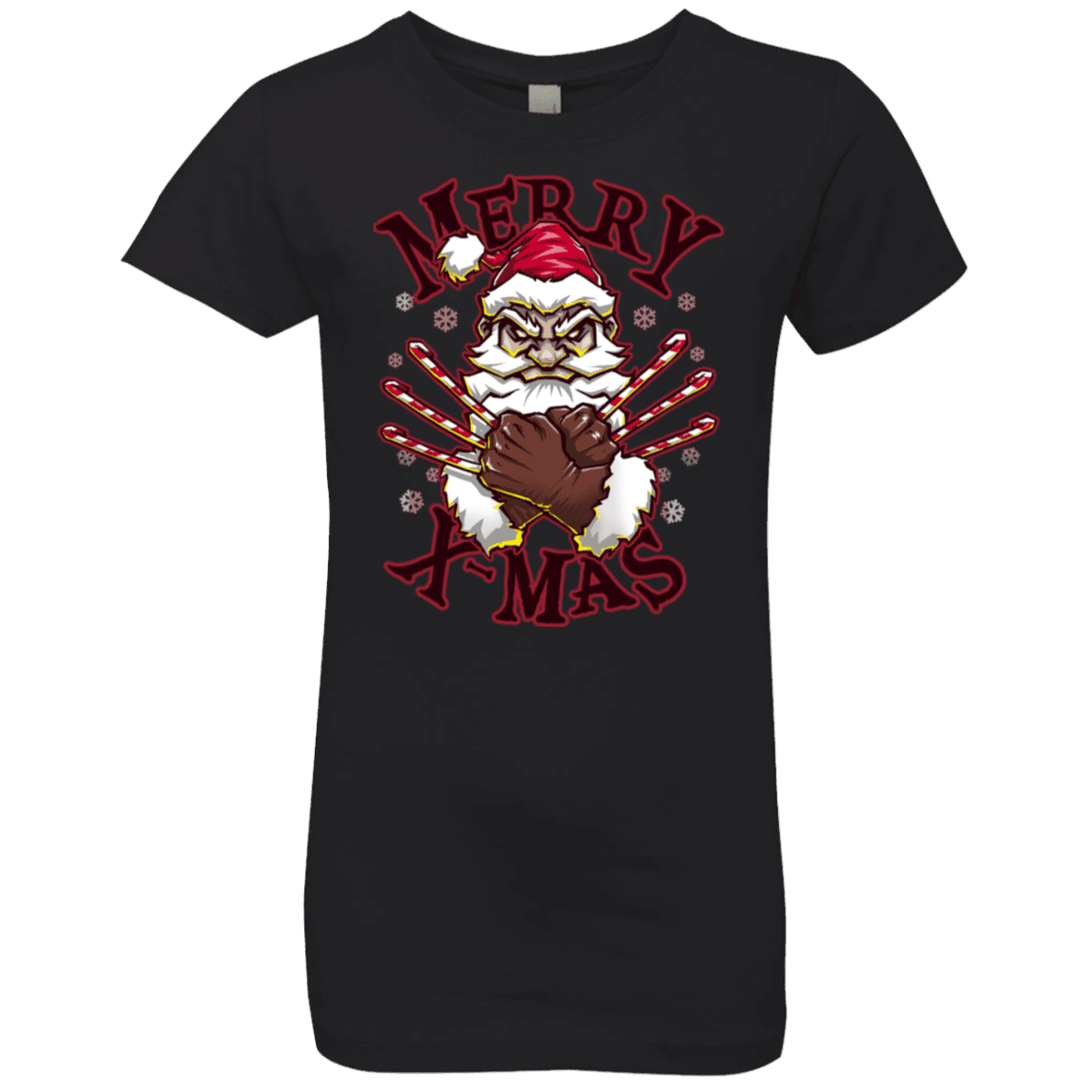 T-Shirts Black / YXS Merry X-Mas Girls Premium T-Shirt