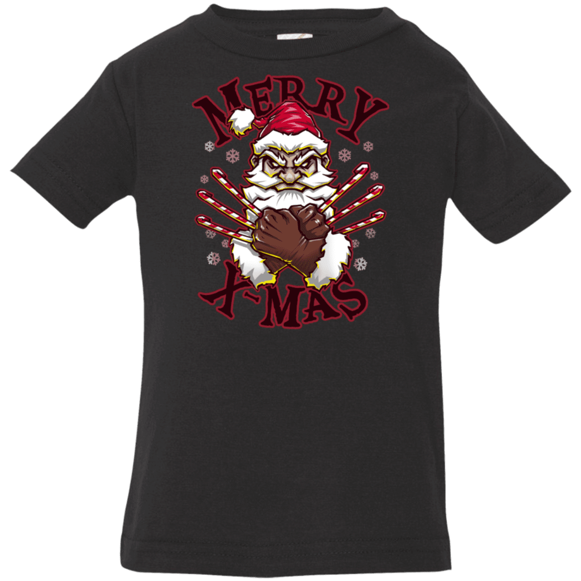 T-Shirts Black / 6 Months Merry X-Mas Infant Premium T-Shirt