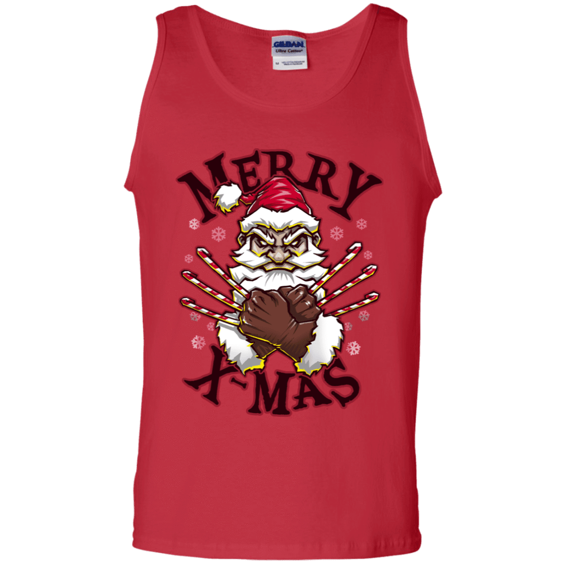 T-Shirts Red / S Merry X-Mas Men's Tank Top