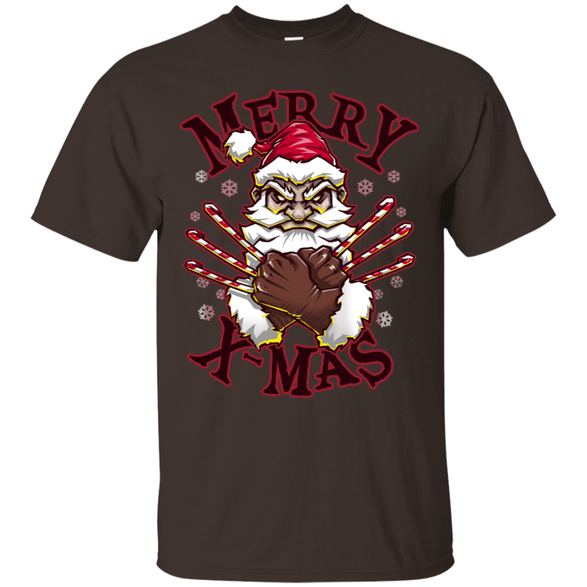 T-Shirts Dark Chocolate / S Merry X-Mas T-Shirt