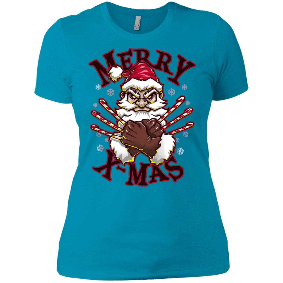 T-Shirts Turquoise / X-Small Merry X-Mas Women's Premium T-Shirt