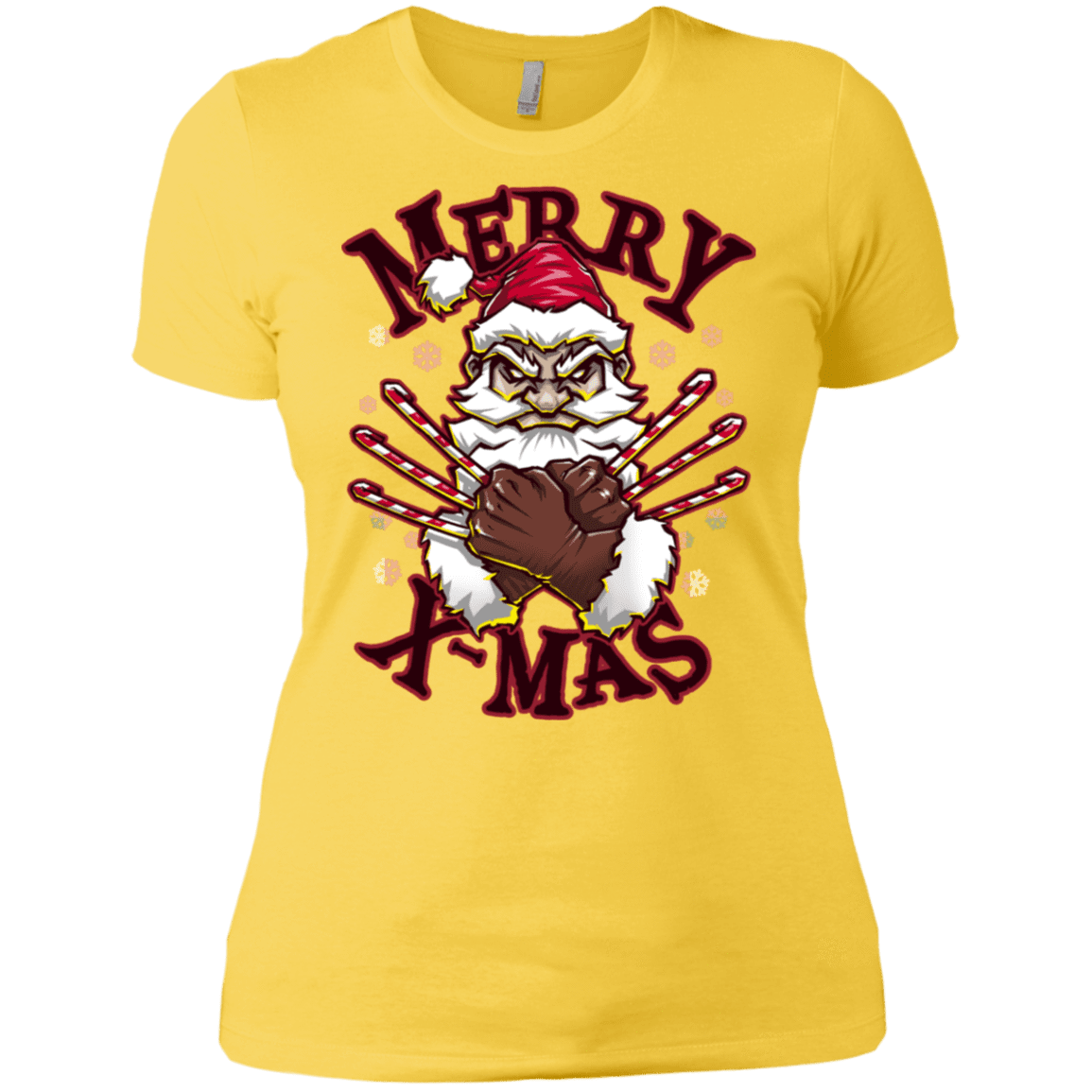 T-Shirts Vibrant Yellow / X-Small Merry X-Mas Women's Premium T-Shirt