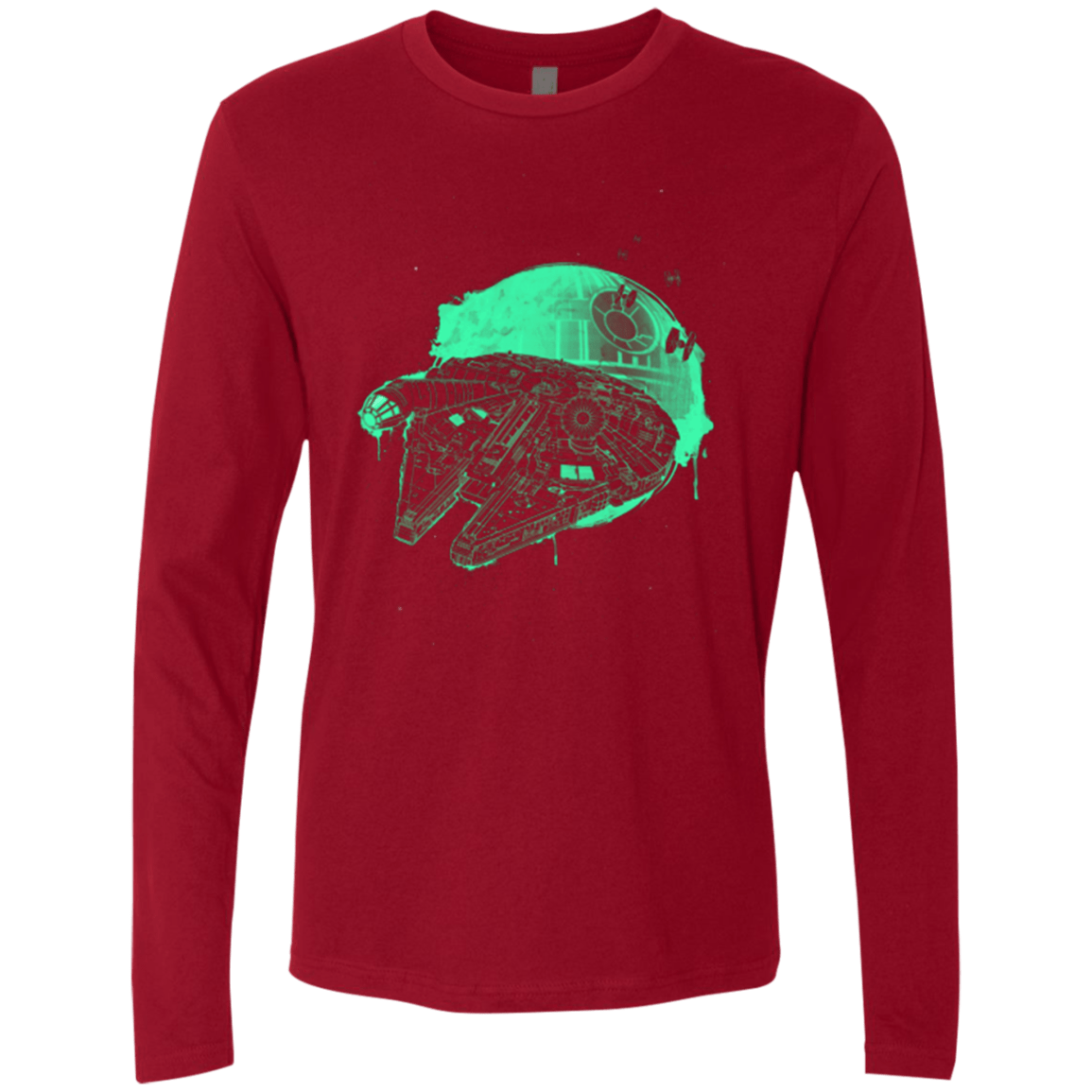 T-Shirts Cardinal / Small Messy Rescue Men's Premium Long Sleeve