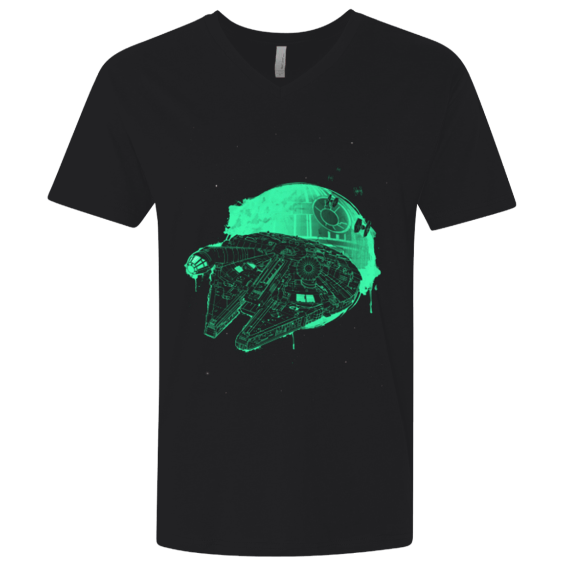 T-Shirts Black / X-Small Messy Rescue Men's Premium V-Neck