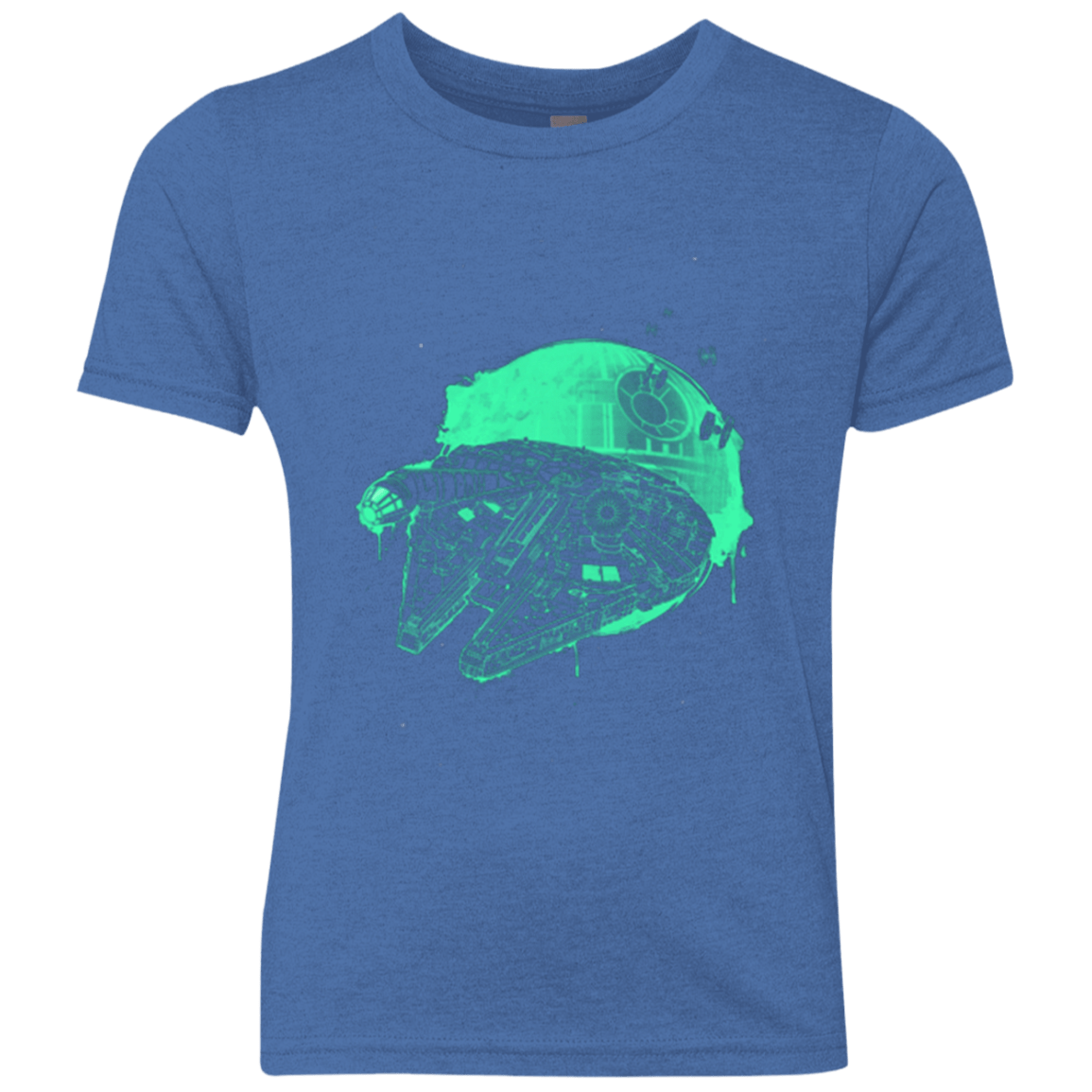 T-Shirts Vintage Royal / YXS Messy Rescue Youth Triblend T-Shirt