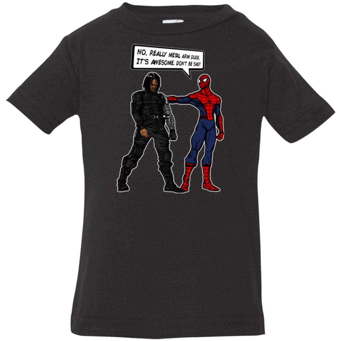 T-Shirts Black / 6 Months Metal Arm Dude Infant PremiumT-Shirt