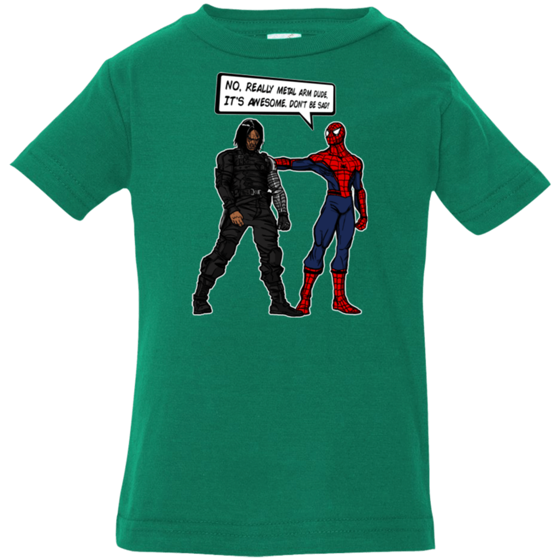 T-Shirts Kelly / 6 Months Metal Arm Dude Infant PremiumT-Shirt