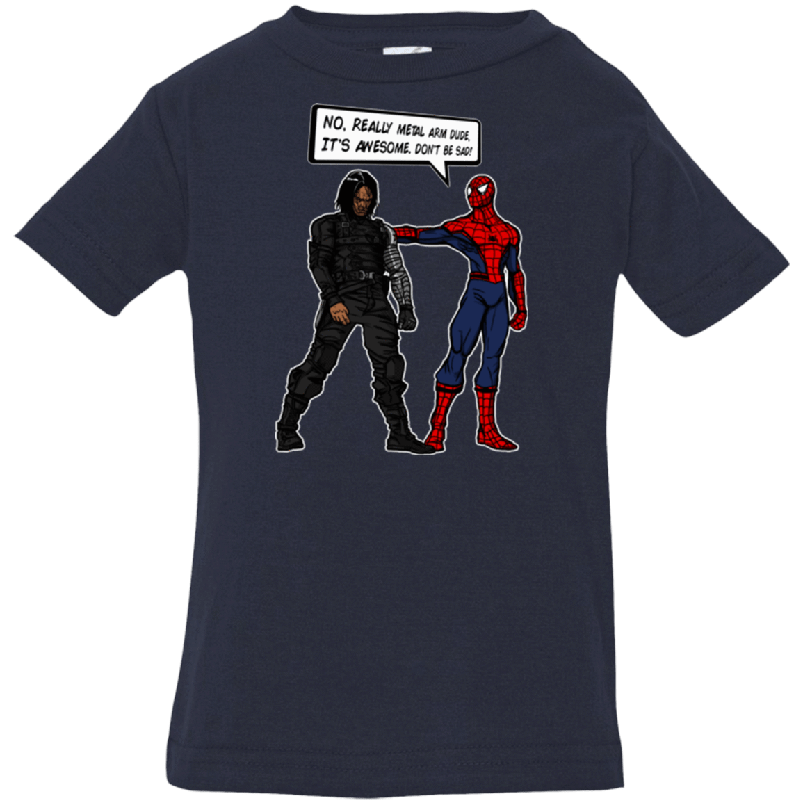 T-Shirts Navy / 6 Months Metal Arm Dude Infant PremiumT-Shirt