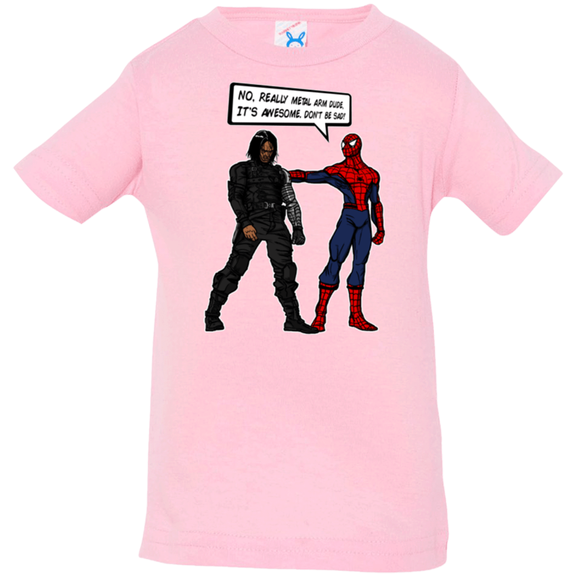 T-Shirts Pink / 6 Months Metal Arm Dude Infant PremiumT-Shirt