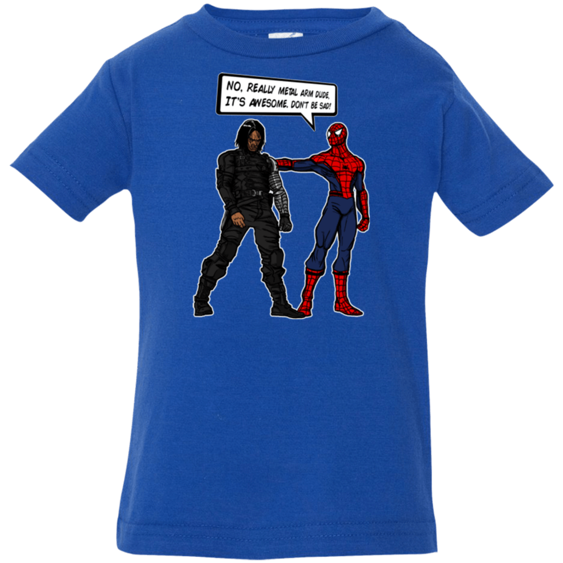 T-Shirts Royal / 6 Months Metal Arm Dude Infant PremiumT-Shirt