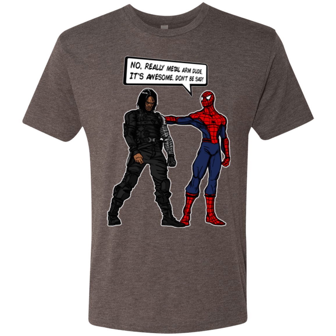 T-Shirts Macchiato / Small Metal Arm Dude Men's Triblend T-Shirt