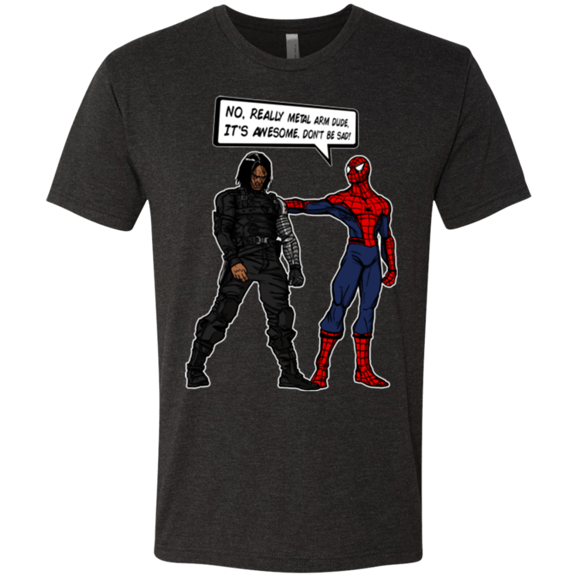 T-Shirts Vintage Black / Small Metal Arm Dude Men's Triblend T-Shirt