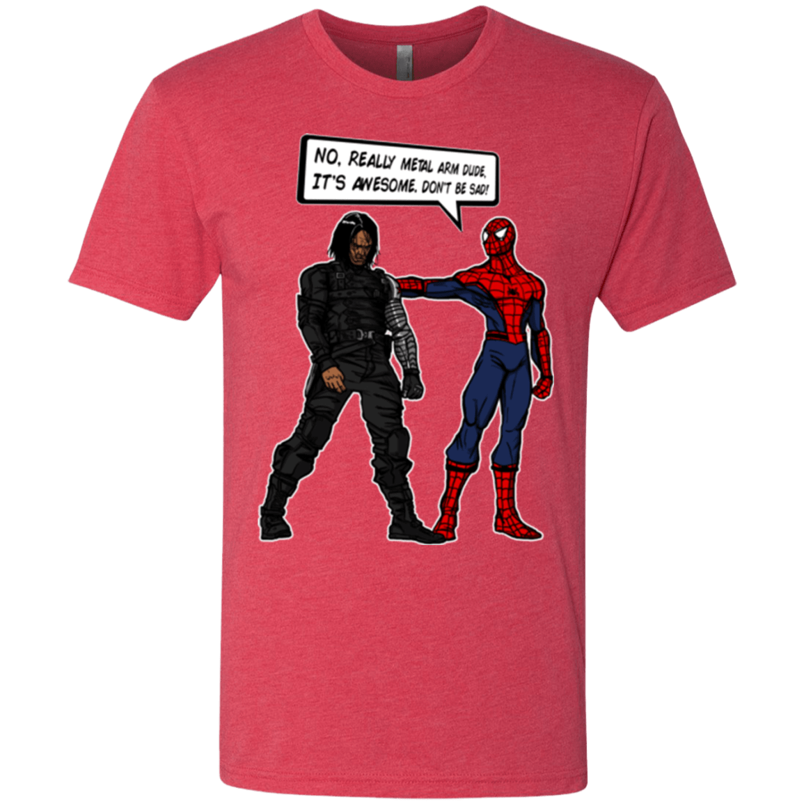 T-Shirts Vintage Red / Small Metal Arm Dude Men's Triblend T-Shirt