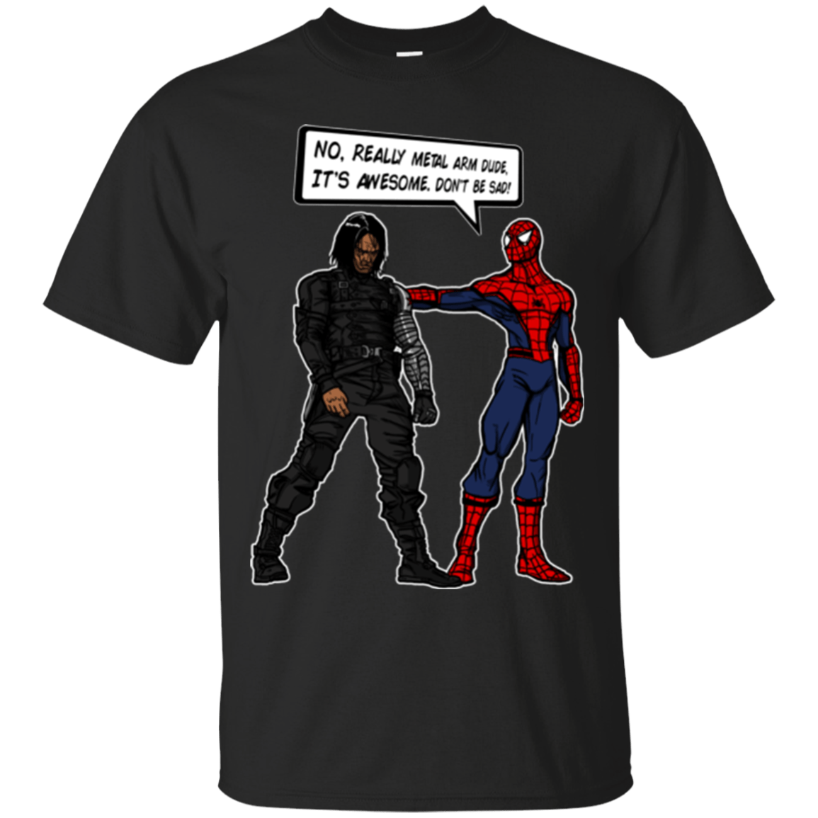 T-Shirts Black / Small Metal Arm Dude T-Shirt