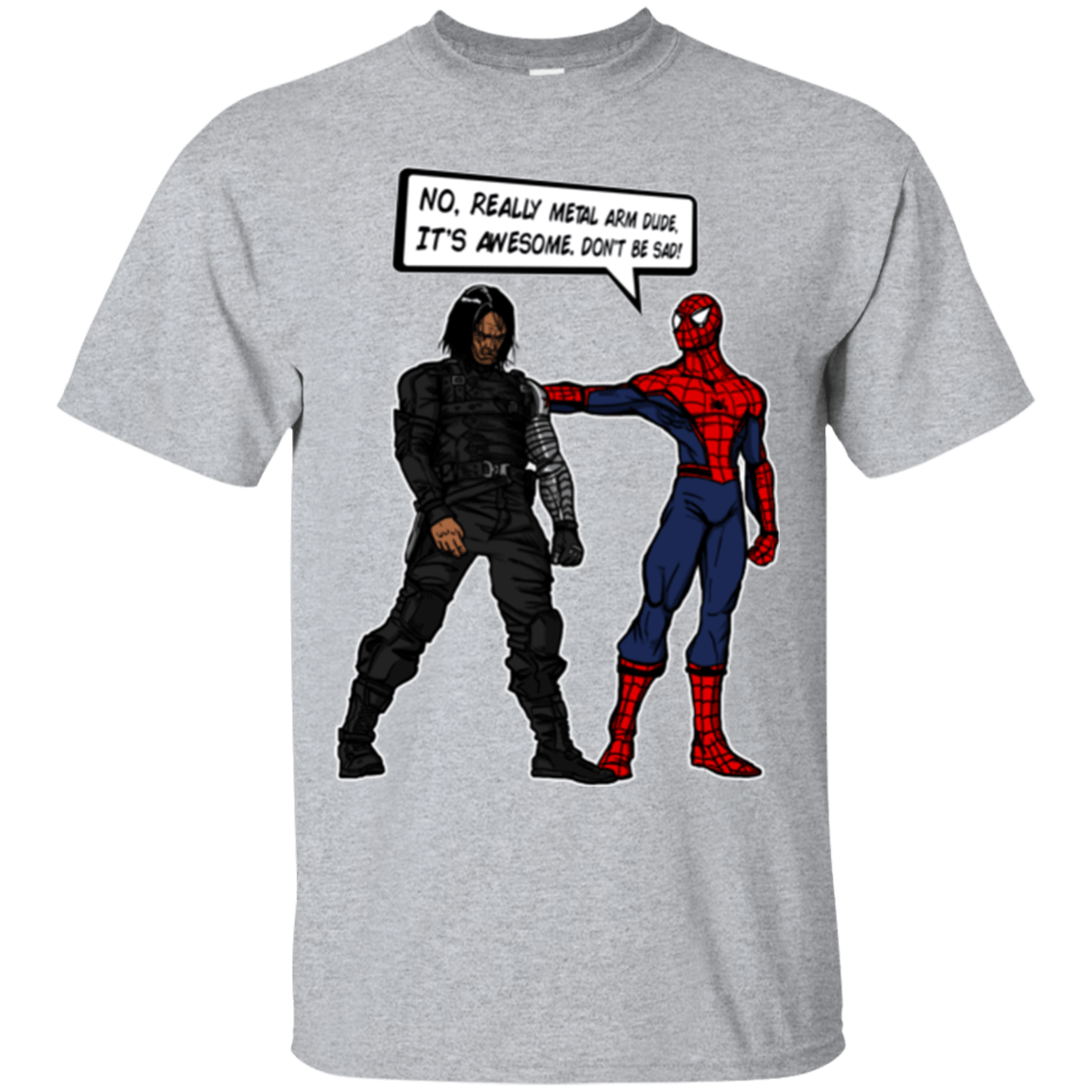 T-Shirts Sport Grey / Small Metal Arm Dude T-Shirt