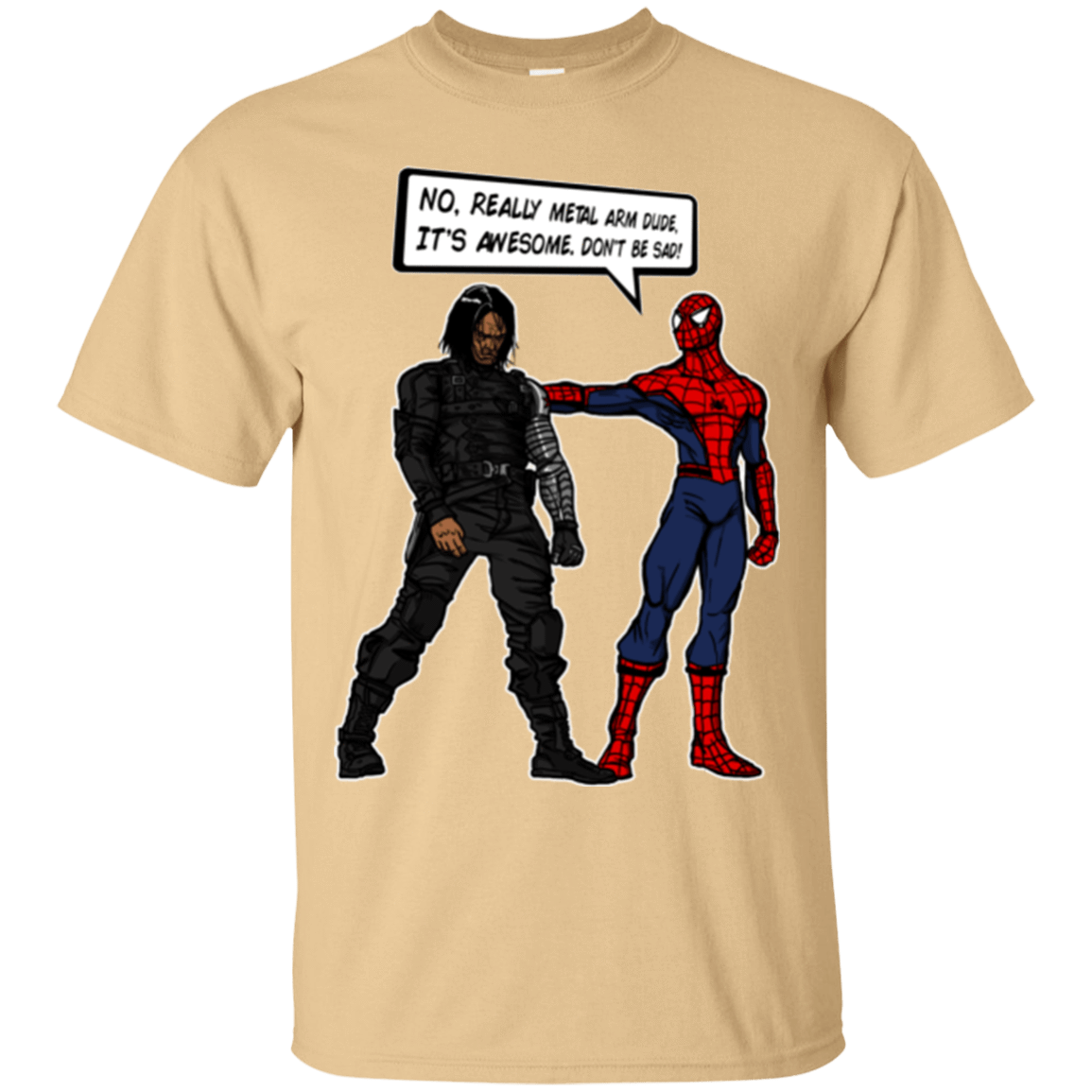 T-Shirts Vegas Gold / Small Metal Arm Dude T-Shirt