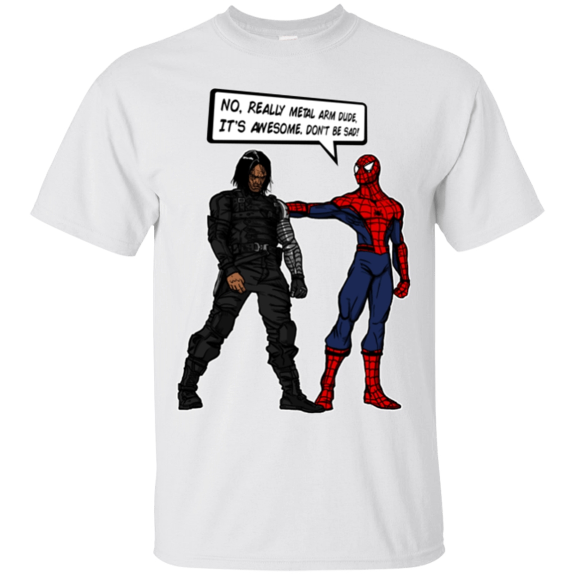 T-Shirts White / Small Metal Arm Dude T-Shirt