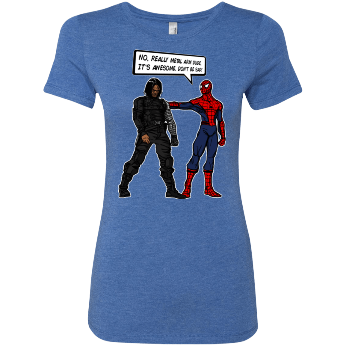 T-Shirts Vintage Royal / Small Metal Arm Dude Women's Triblend T-Shirt