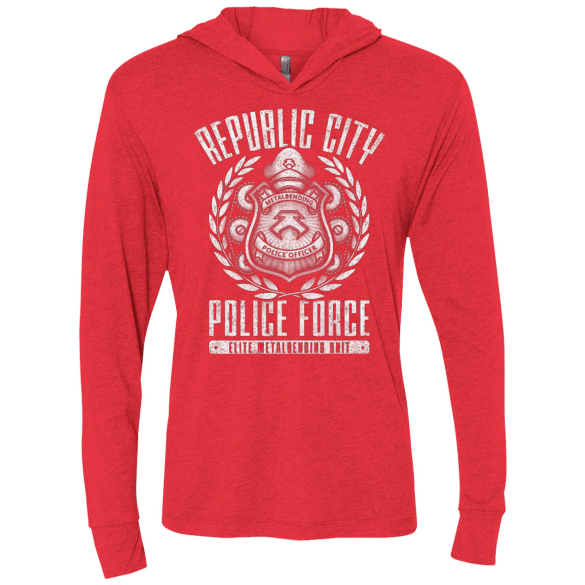 T-Shirts Vintage Red / X-Small Metal is Enduring Triblend Long Sleeve Hoodie Tee