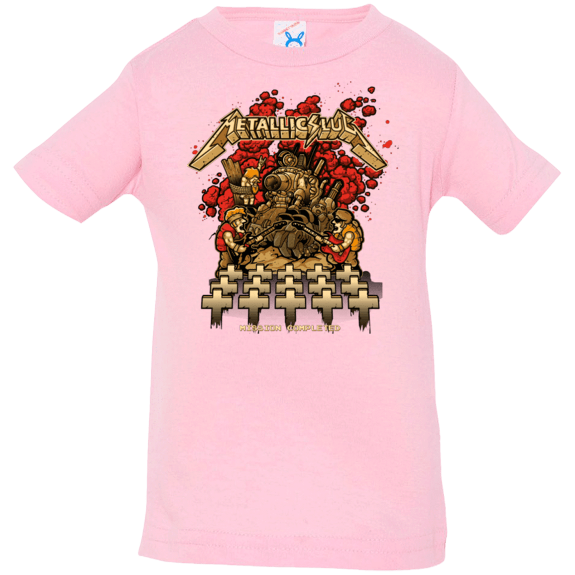 T-Shirts Pink / 6 Months METALLIC SLUG Infant PremiumT-Shirt