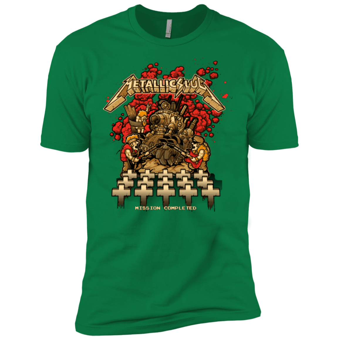 T-Shirts Kelly Green / X-Small METALLIC SLUG Men's Premium T-Shirt