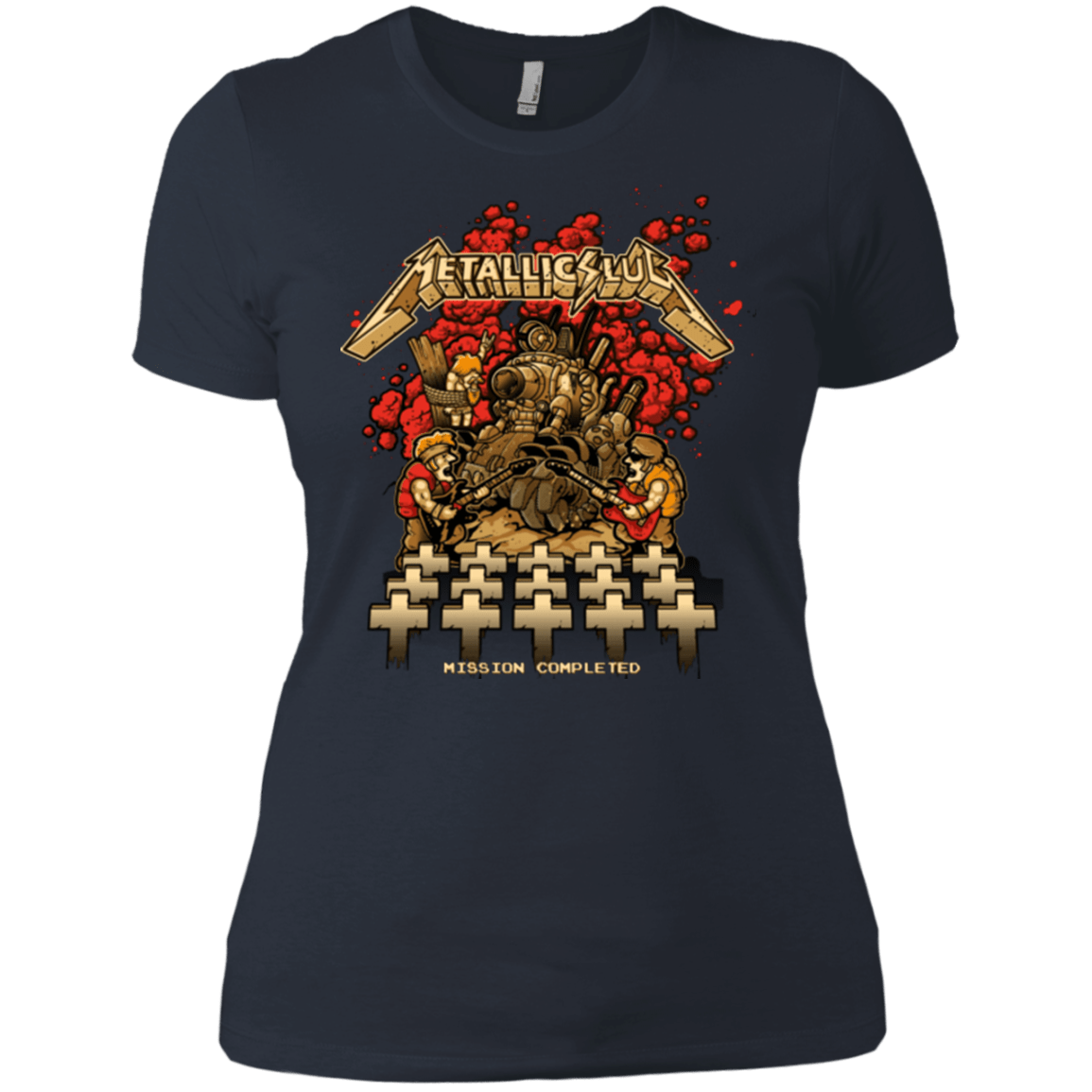 T-Shirts Indigo / X-Small METALLIC SLUG Women's Premium T-Shirt