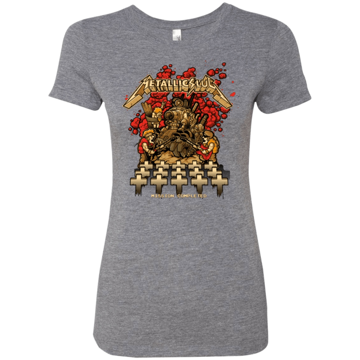 T-Shirts Premium Heather / Small METALLIC SLUG Women's Triblend T-Shirt