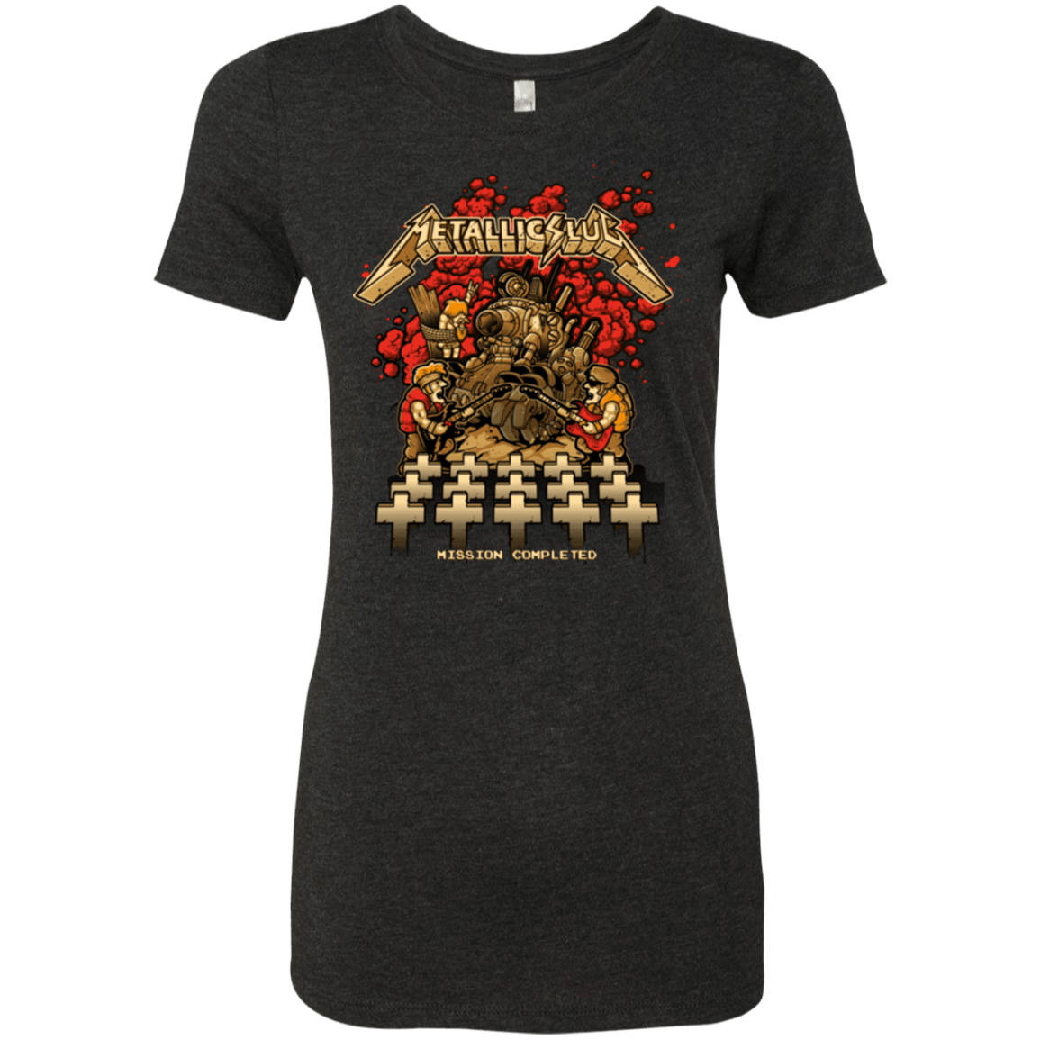 T-Shirts Vintage Black / Small METALLIC SLUG Women's Triblend T-Shirt