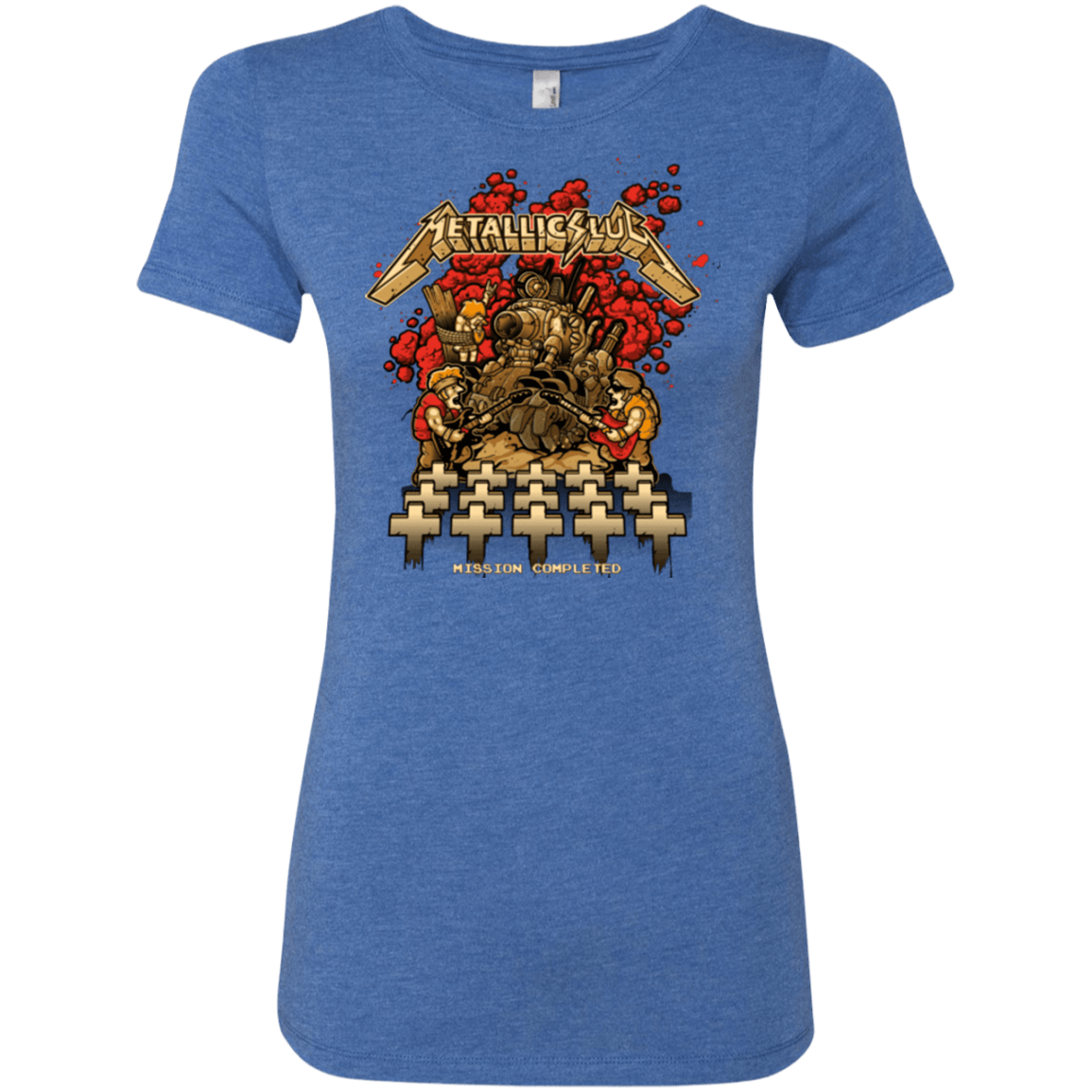 T-Shirts Vintage Royal / Small METALLIC SLUG Women's Triblend T-Shirt