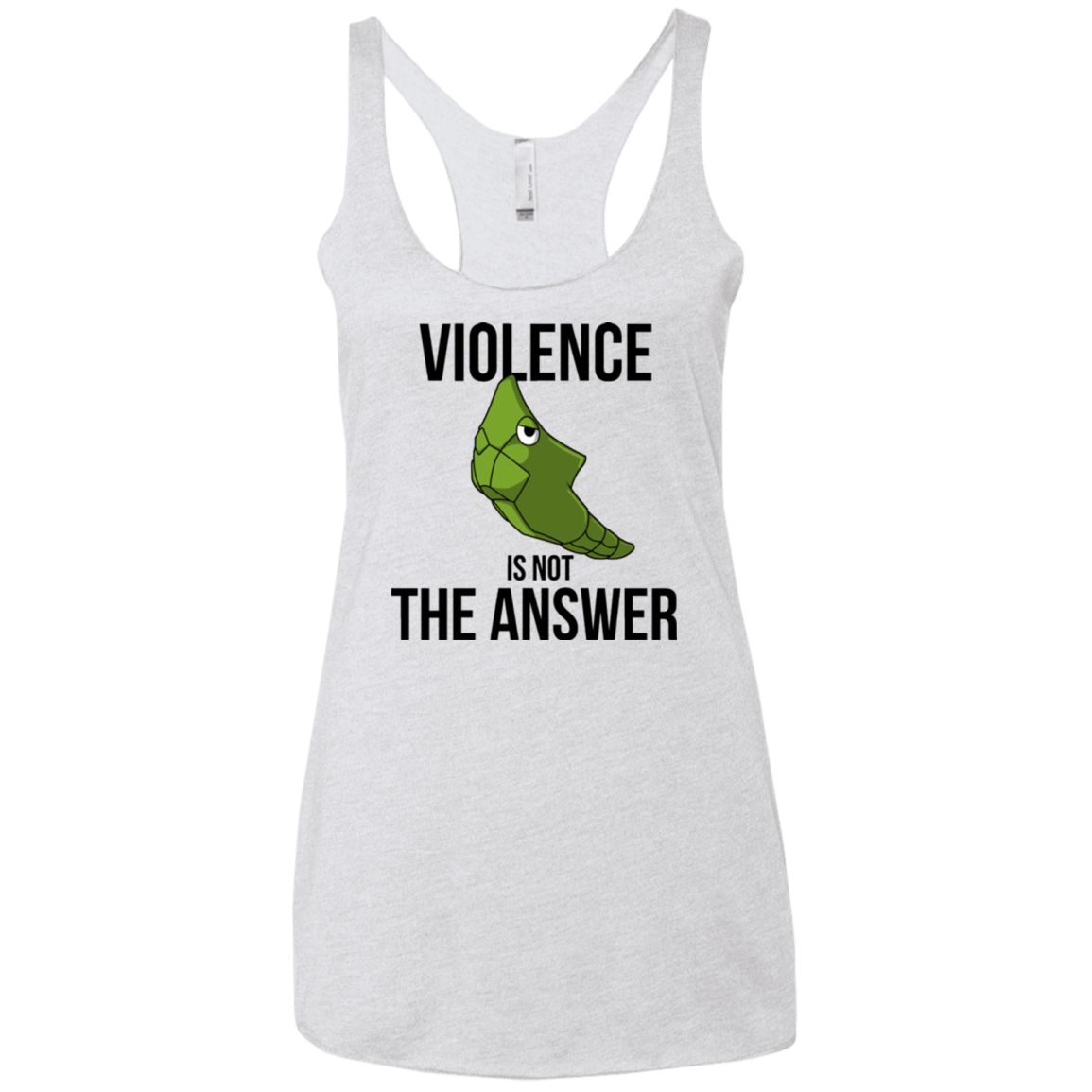 T-Shirts Heather White / X-Small Metapeace Women's Triblend Racerback Tank