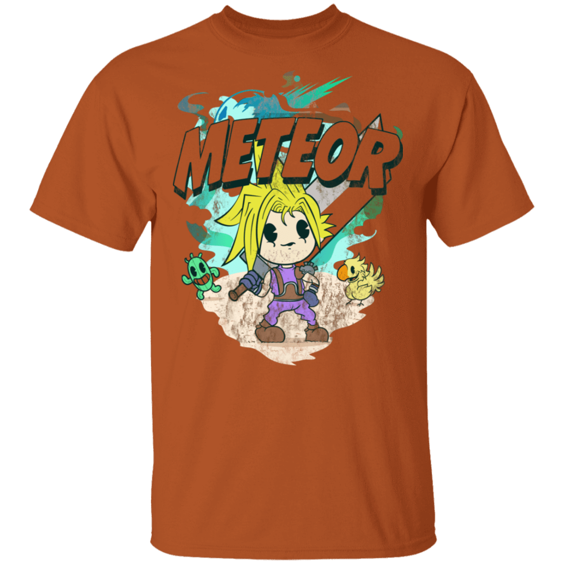 T-Shirts Texas Orange / S Meteor Cartoon T-Shirt