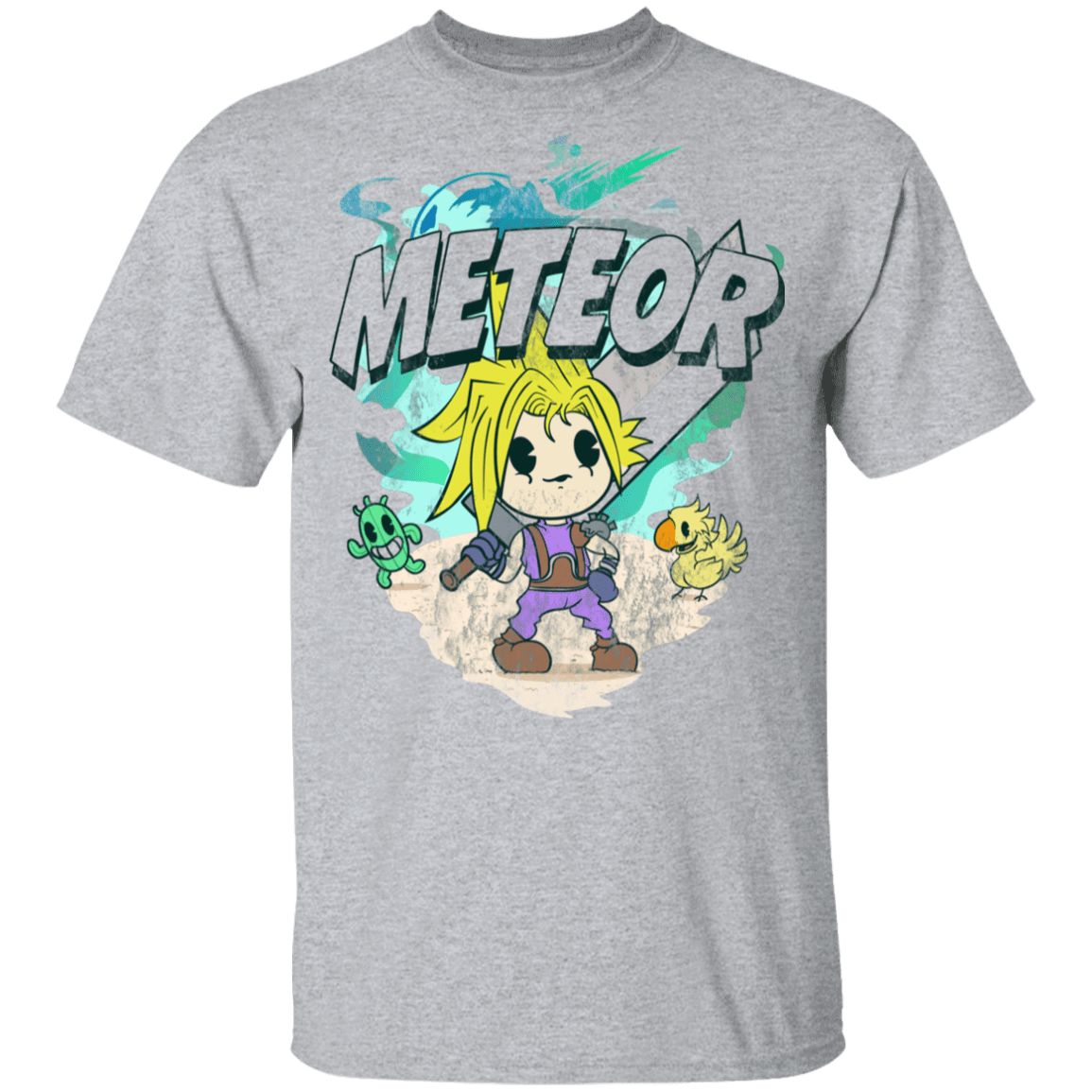 T-Shirts Sport Grey / YXS Meteor Cartoon Youth T-Shirt