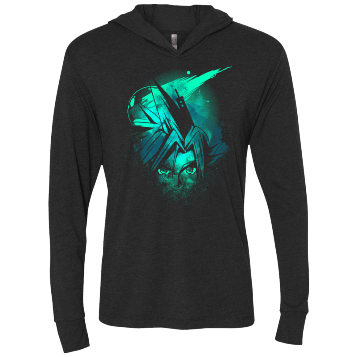 T-Shirts Vintage Black / X-Small Meteor Triblend Long Sleeve Hoodie Tee